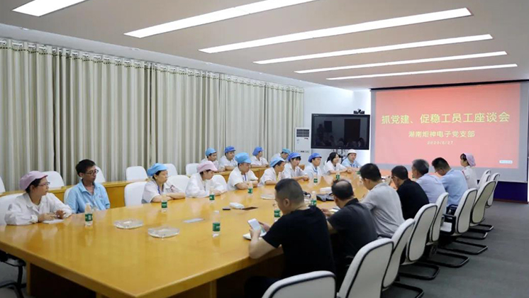 抓黨建、促穩(wěn)工”——炬神電子黨支部為企業(yè)穩(wěn)工獻(xiàn)計獻(xiàn)策